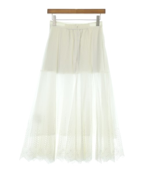 JUSGLITTY（ジャスグリッティ）ロング・マキシ丈スカート 白 サイズ:1(S位) レディース/2200653402024