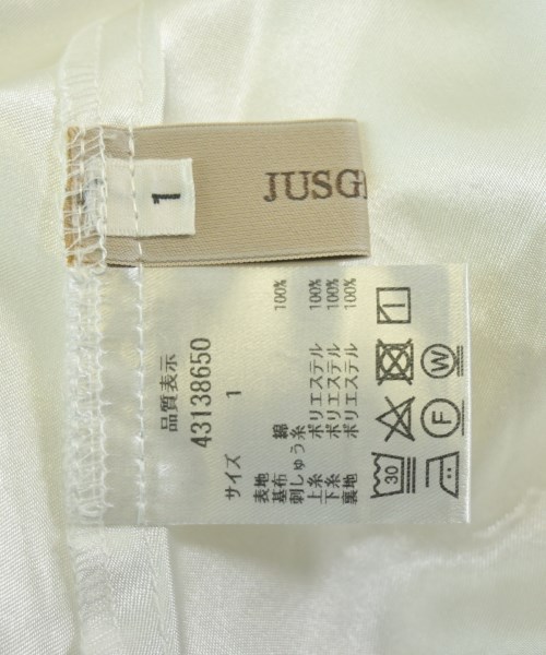 JUSGLITTY（ジャスグリッティ）ロング・マキシ丈スカート 白 サイズ:1(S位) レディース/2200653402024