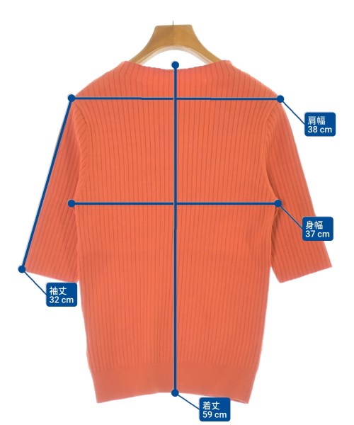 JUSGLITTY（ジャスグリッティ）ニット・セーター オレンジ サイズ:2(M位) レディース/2200645918052