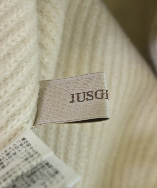 JUSGLITTY（ジャスグリッティ）ニット・セーター 白 サイズ:2(M位) レディース/2200645648034
