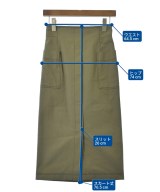 JUSGLITTY（ジャスグリッティ）ロング・マキシ丈スカート カーキ サイズ:1(S位) レディース/2200700276066