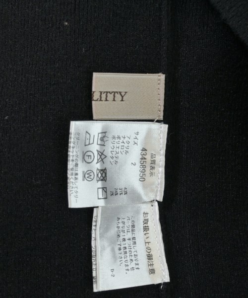 JUSGLITTY（ジャスグリッティ）ニット・セーター 黒 サイズ:2(M位) レディース/2200662123262