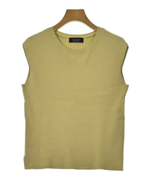 JUSGLITTY(ジャスグリッティ)ニット・セーター 黄 サイズ:2(M位)/2200661044025