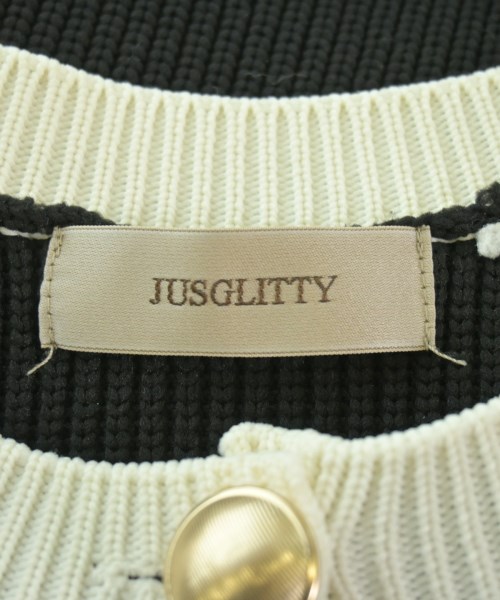JUSGLITTY（ジャスグリッティ）カーディガン 黒 サイズ:2(M位) レディース/2200662389125