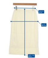 JUSGLITTY（ジャスグリッティ）ひざ丈スカート 白 サイズ:1(S位) レディース/2200661831014