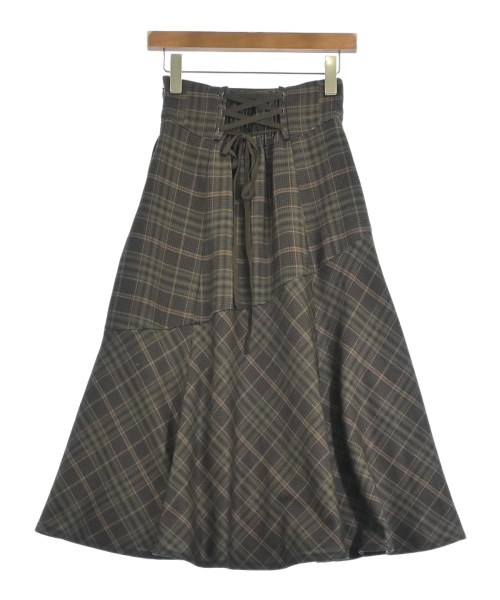 JUSGLITTY（ジャスグリッティ）ロング・マキシ丈スカート 茶 サイズ:0(XS位) レディース/2200667746022