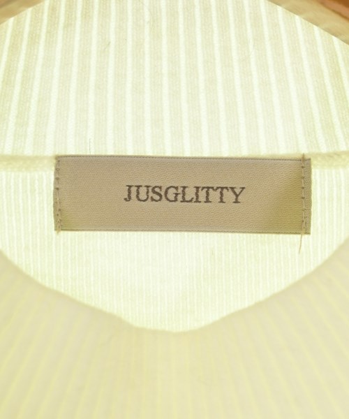 JUSGLITTY（ジャスグリッティ）ニット・セーター 白 サイズ:2(M位) レディース/2200666934239