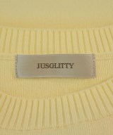 JUSGLITTY（ジャスグリッティ）ニット・セーター 黄 サイズ:2(M位) レディース/2200666934246