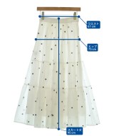 JUSGLITTY（ジャスグリッティ）ロング・マキシ丈スカート 白 サイズ:1(S位) レディース/2200730128120