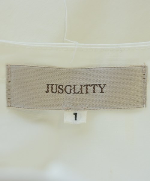JUSGLITTY（ジャスグリッティ）カジュアルシャツ 白 サイズ:1(S位) レディース/2200716862048