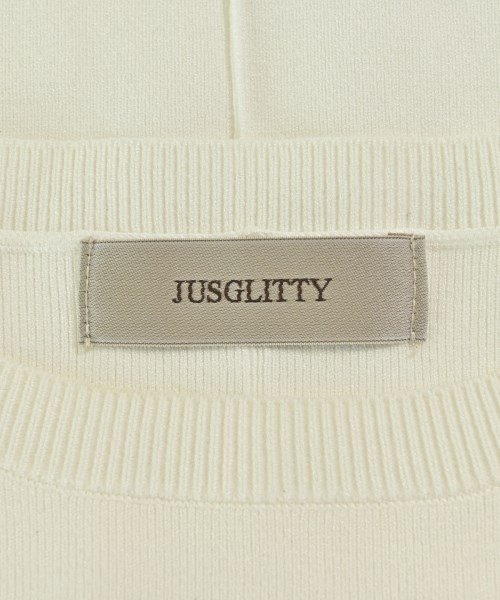 JUSGLITTY（ジャスグリッティ）ベスト 白 サイズ:2(M位) レディース/2200720234039