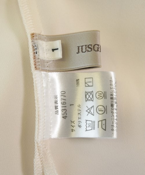 JUSGLITTY（ジャスグリッティ）ブラウス 白 サイズ:1(S位) レディース/2200720234114