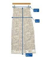 JUSGLITTY（ジャスグリッティ）ロング・マキシ丈スカート 白 サイズ:1(S位) レディース/2200678909195
