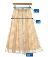JUSGLITTY（ジャスグリッティ）ロング・マキシ丈スカート ベージュ サイズ:0(XS位) レディース/2200684008066