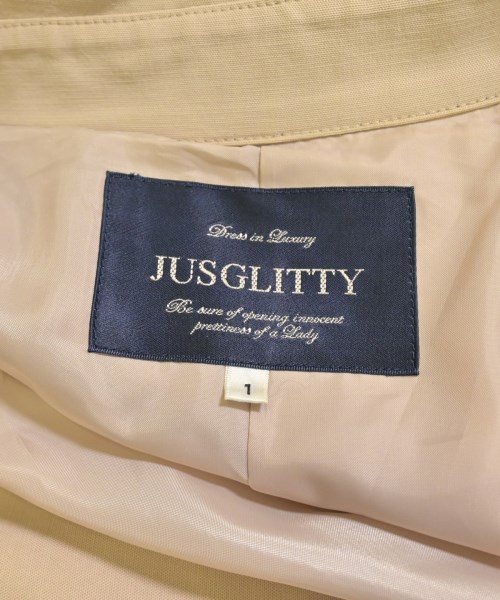 JUSGLITTY（ジャスグリッティ）トレンチコート ベージュ サイズ:1(S位) レディース/2200686659013