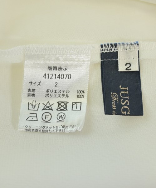 JUSGLITTY（ジャスグリッティ）ブラウス 白 サイズ:2(M位) レディース/2200687252053
