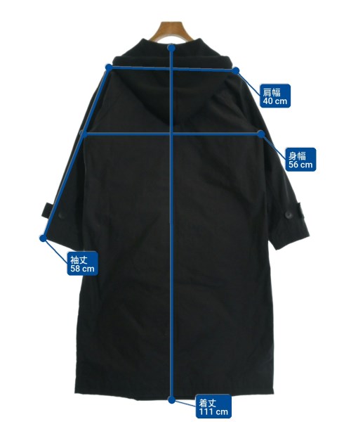 MUNICH（ミューニック）コート 黒 サイズ:XS レディース/2200643005020