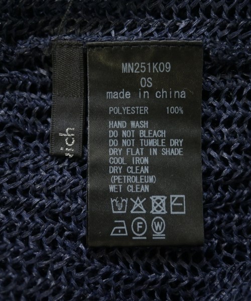 MUNICH（ミューニック）ベスト 紺 サイズ:OS レディース/2200673135049