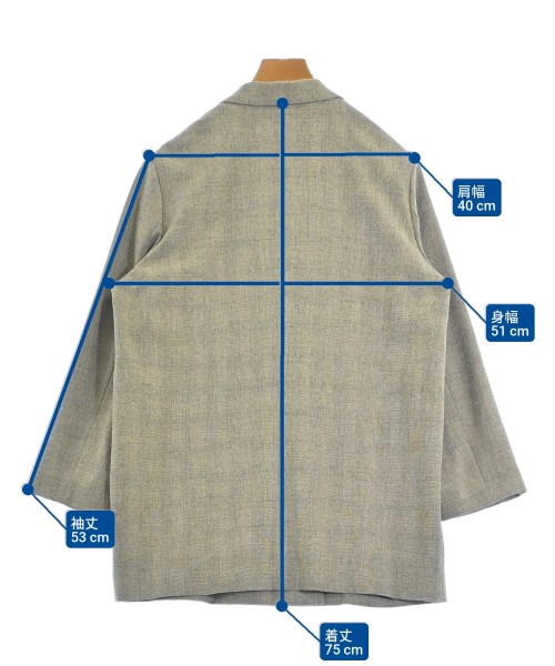 MUNICH（ミューニック）カジュアルジャケット グレー サイズ:S レディース/2200672145209