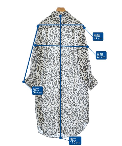 MUNICH（ミューニック）シャツワンピース グレー サイズ:OS レディース/2200660537030