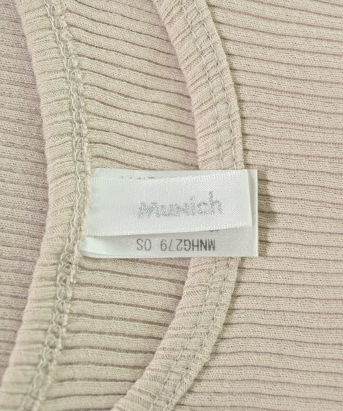 MUNICH（ミューニック）タンクトップ ベージュ サイズ:OS レディース/2200656430086