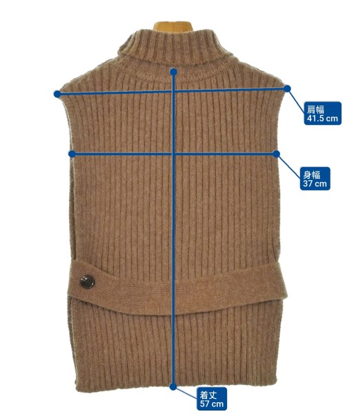MUNICH（ミューニック）ベスト 茶 サイズ:-(M位) レディース/2200650759022