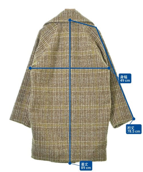 MUNICH（ミューニック）チェスターコート 茶 サイズ:S レディース/2200667121010