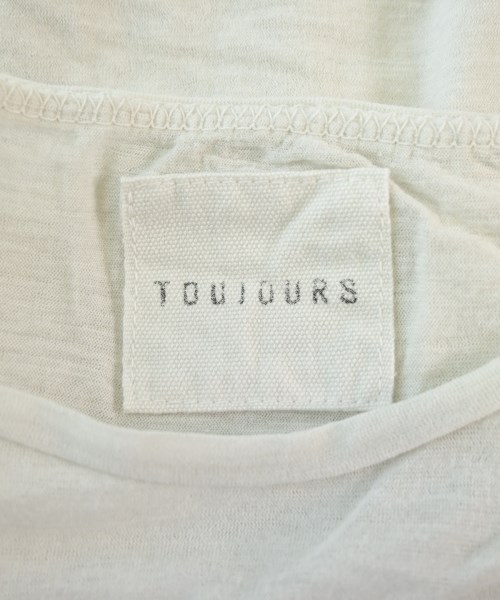 TOUJOURS（トゥジュー）Tシャツ・カットソー 白 サイズ:F レディース/2200630977064