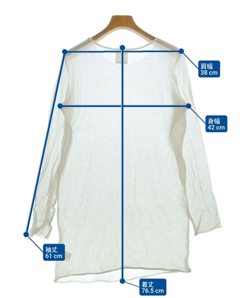 TOUJOURS（トゥジュー）Tシャツ・カットソー 白 サイズ:F レディース/2200630977064