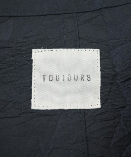 TOUJOURS（トゥジュー）カジュアルシャツ 紺 サイズ:1(S位) レディース/2200614689020