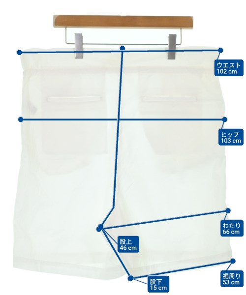 TOUJOURS（トゥジュー）ショートパンツ 白 サイズ:F レディース/2200616448212