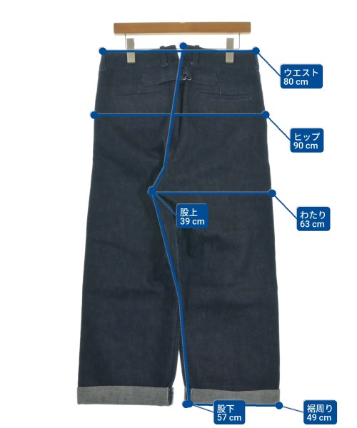 TOUJOURS（トゥジュー）デニムパンツ 紺 サイズ:1(S位) メンズ/2200652975130