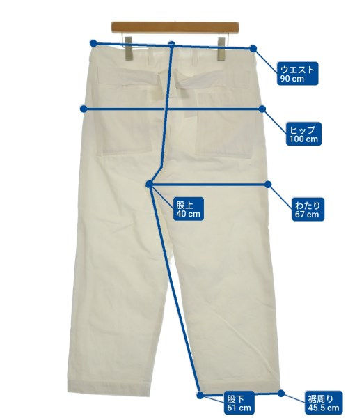 TOUJOURS（トゥジュー）デニムパンツ 白 サイズ:1(S位) メンズ/2200654601020