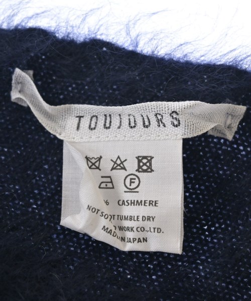 TOUJOURS（トゥジュー）マフラー 紺 サイズ:- レディース/2200703929037