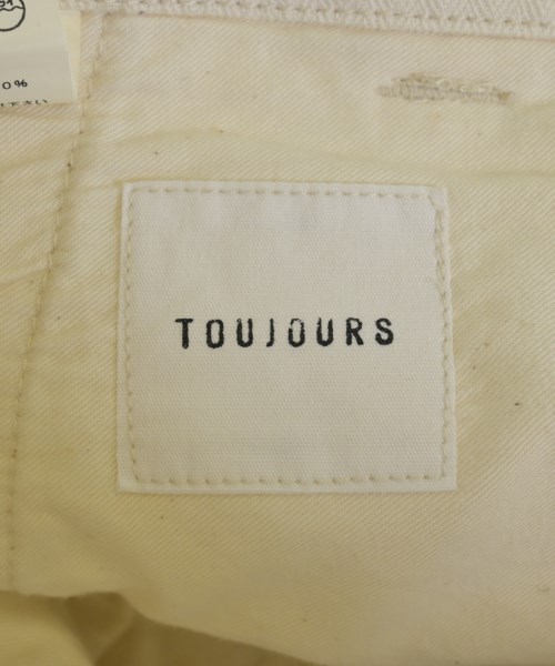 TOUJOURS（トゥジュー）ショートパンツ 白 サイズ:1(S位) メンズ/2200734414038