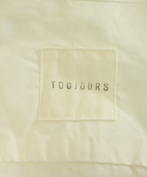 TOUJOURS（トゥジュー）シャツワンピース 白 サイズ:2(M位) レディース/2200685418079