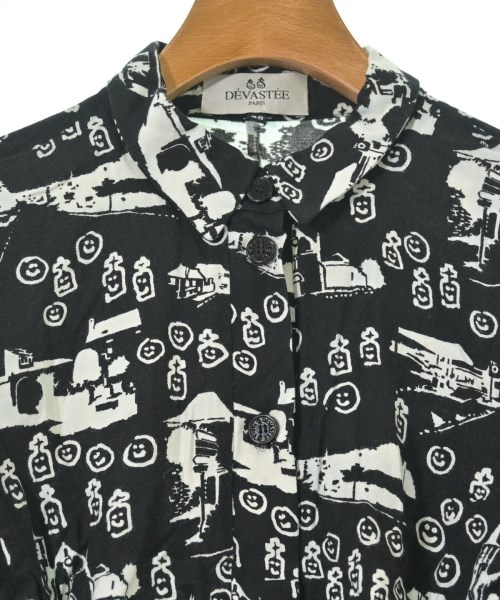 DEVASTEE（ディバステ）カジュアルシャツ 黒 サイズ:38(M位) レディース/2200640651022