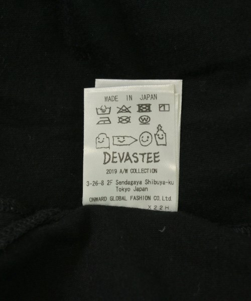 DEVASTEE（ディバステ）Tシャツ・カットソー 黒 サイズ:38(M位) レディース/2200702848360