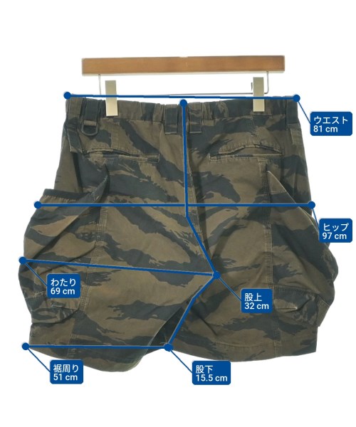 TROVE（トローブ）ショートパンツ カーキ サイズ:3(L位) メンズ/2200640285012