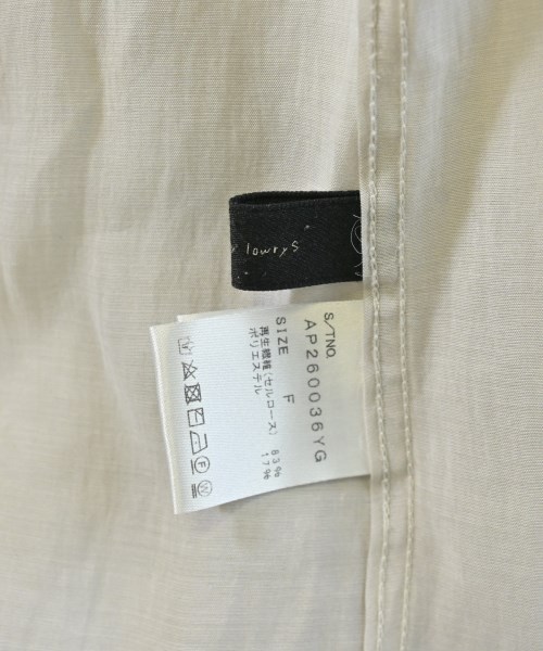 apart by lowrys（アパートバイローリーズ）カジュアルシャツ ベージュ サイズ:F レディース/2200634757020