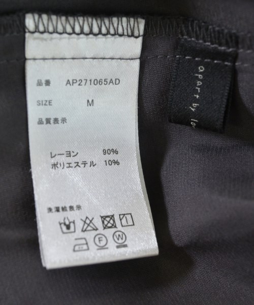 apart by lowrys（アパートバイローリーズ）シャツワンピース グレー サイズ:M レディース/2200616941010