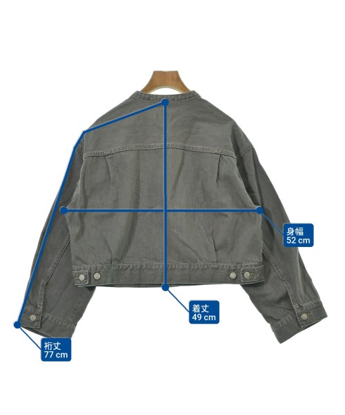 apart by lowrys（アパートバイローリーズ）デニムジャケット グレー サイズ:F レディース/2200635686046