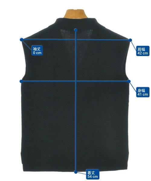 apart by lowrys（アパートバイローリーズ）ベスト 黒 サイズ:F レディース/2200634072031