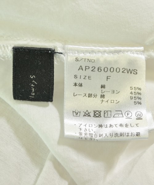 apart by lowrys（アパートバイローリーズ）カジュアルシャツ 白 サイズ:F レディース/2200634072055