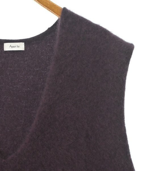 apart by lowrys（アパートバイローリーズ）ベスト 紫 サイズ:F レディース/2200631789055