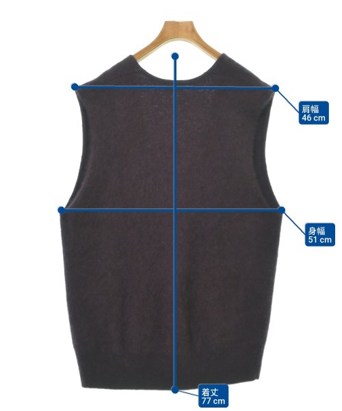 apart by lowrys（アパートバイローリーズ）ベスト 紫 サイズ:F レディース/2200631789055