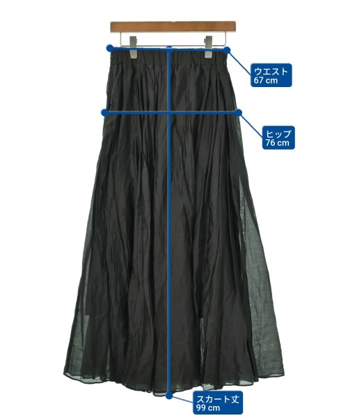 apart by lowrys（アパートバイローリーズ）ロング・マキシ丈スカート グレー サイズ:F レディース/2200609183106