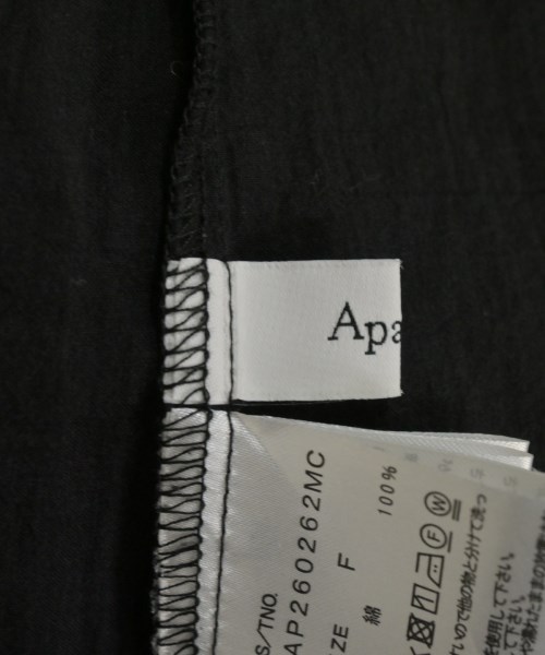 apart by lowrys（アパートバイローリーズ）カジュアルシャツ 黒 サイズ:F レディース/2200671488253