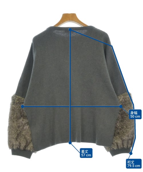 apart by lowrys（アパートバイローリーズ）ニット・セーター グレー サイズ:F レディース/2200666900043