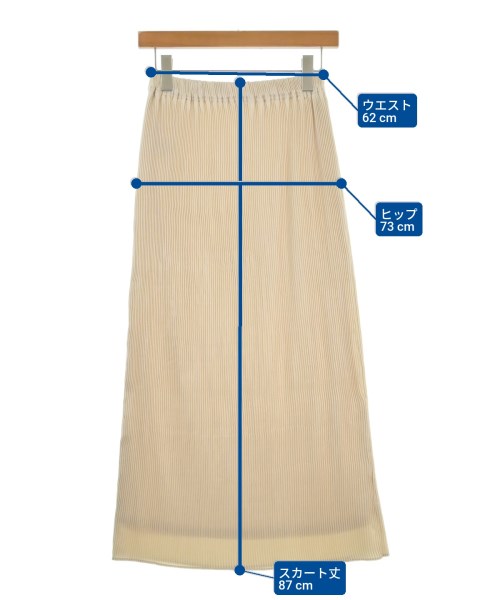 apart by lowrys（アパートバイローリーズ）ロング・マキシ丈スカート ベージュ サイズ:S レディース/2200671538064